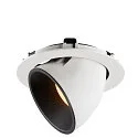 SLV Plafondinbouwarmatuur NUMINOS GIMBLE XL, zwart, wit