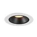SLV Plafondinbouwarmatuur NUMINOS GIMBLE XL, zwart, wit