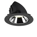 SLV LED Ceiling recessed luminaire NUMINOS® GIMBLE XL, 4000K, 40°, black/chrome