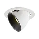 Plafondinbouwarmatuur NUMINOS GIMBLE XL, zwart, wit
