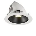 SLV Plafondinbouwarmatuur NUMINOS GIMBLE XL, zwart, wit