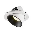 SLV Plafondinbouwarmatuur NUMINOS GIMBLE XL, zwart, wit