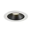 SLV Plafondinbouwarmatuur NUMINOS GIMBLE XL, zwart, wit