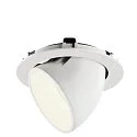 SLV Plafondinbouwarmatuur NUMINOS GIMBLE XL, wit