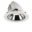 SLV Plafondinbouwarmatuur NUMINOS GIMBLE XL, chroom, wit
