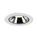SLV Plafondinbouwarmatuur NUMINOS GIMBLE XL, chroom, wit