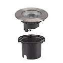 Vloerinbouwarmatuur ROCCI 200 EL rond, stijf, toegankelijk, schokbestendig IP65 / IP67, rvs 