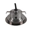 SLV Vloerinbouwarmatuur DASAR FLAT 120 EL rond, begaanbaar, slagvast IP65/IP67, rvs 