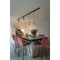 SLV Pendant luminaire PARA CONE GL GU10, transparent, black