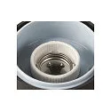 SLV Wandarmatuur voor buitenshuis GRAFIT rond, met sensor E27 IP44, antraciet dimbaar
