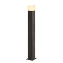 Staande armatuur voor buiten GRAFIT 90 POLE hoekig, met diffuser E27 IP44, antraciet dimbaar