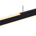 Pendelarmatuur ONE LINEAR 100 PHASE UP/DOWN IP20, zwart dimbaar