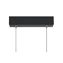 Pendelarmatuur ONE LINEAR 140 PHASE UP/DOWN IP20, zwart dimbaar