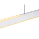SLV Pendelarmatuur ONE LINEAR 140 PHASE UP/DOWN IP20, wit dimbaar