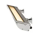 SLV Wandarmatuur voor buitenshuis VANO WING SP SHORT IP65, grijs dimbaar