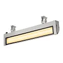 SLV Wandarmatuur voor buitenshuis VANO WING SP SHORT IP65, grijs dimbaar