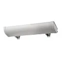 SLV Wandarmatuur voor buitenshuis VANO WING SP SHORT IP65, grijs dimbaar
