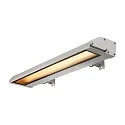 SLV Wandarmatuur voor buitenshuis VANO WING SP SHORT IP65, grijs dimbaar