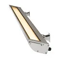 SLV Wandarmatuur voor buitenshuis VANO WING SP LONG IP65, grijs dimbaar