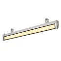 SLV Wandarmatuur voor buitenshuis VANO WING SP LONG IP65, grijs dimbaar