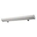 SLV Wandarmatuur voor buitenshuis VANO WING SP LONG IP65, grijs dimbaar