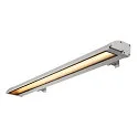 SLV Wandarmatuur voor buitenshuis VANO WING SP LONG IP65, grijs dimbaar