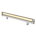 SLV Wandarmatuur voor buitenshuis VANO WING SP LONG IP65, grijs dimbaar
