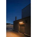 SLV Wandarmatuur voor buitenshuis VANO WING SP LONG IP65, grijs dimbaar
