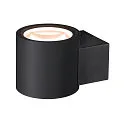 SLV wall luminaire OCULUS WL SINGLE IP20, black dimmable