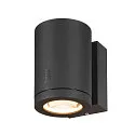SLV Wandarmatuur voor buitenshuis ENOLA OCULUS WL SINGLE IP65, antraciet dimbaar