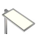 SLV Tafelarmatuur WORKLIGHT UGR < 19 IP20, zilver dimbaar