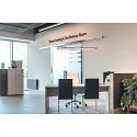 SLV pendant luminaire WORKLIGHT UGR < 19 IP20, silver dimmable