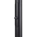 SLV Staande lamp ONE STRAIGHT FL up down, messing, zwart dimbaar
