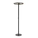 Staande lamp ONE STRAIGHT FL up down, zwart dimbaar