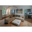SLV Staande lamp ONE STRAIGHT FL up down, zwart dimbaar