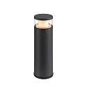 SLV Lichtpaal M-POL 30 cilindrisch, kort, zonder contactdoos IP65, antraciet dimbaar