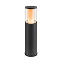 SLV Lichtpaal M-POL 30 cilindrisch, kort, zonder contactdoos IP65, antraciet dimbaar