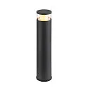 SLV Lampkop M-POL S CLEAR on/off IP65, antraciet 