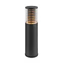 SLV luminaire head M-POL M LOUVER on/off IP65, anthracite 