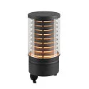 SLV luminaire head M-POL M LOUVER on/off IP65, anthracite 