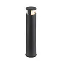 SLV luminaire head M-POL S SHADER on/off IP65, anthracite 