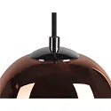 SLV Pendelarmatuur PANTILO OVAL PD E27 IP20, koper