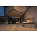 SLV outdoor wall luminaire CONCRETO L IP65, grey