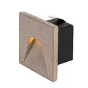 SLV Wandinbouwarmatuur CONCRETO EL WING hoekig, indirect, schakelbaar IP65, grijs, zwart 