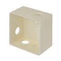 SLV Wandinbouwarmatuur CONCRETO EL CUT hoekig, indirect, schakelbaar IP65, grijs, zwart 