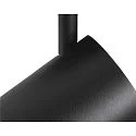 wall and ceiling luminaire ASTO TUBE CW SINGLE 1 flame, round, cardanic swivelling GU10 IP20, black dimmable