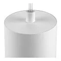 SLV pendant luminaire ASTO TUBE 1 flame, round, rigid GU10 IP20, white dimmable