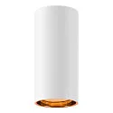 SLV Downlight ASTO TUBE cilindrisch, stijf, opbouwversie GU10 IP20, wit dimbaar