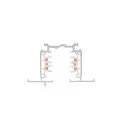 SLV 3-fase inbouwrail S-TRACK PHASE & DALI 2M DALI aanstuurbaar, wit