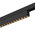 SLV Spotlight op rail IN-LINE 44 TRACK 48V DARKLIGHT REFLECTOR DALI aanstuurbaar IP20, zwart dimbaar